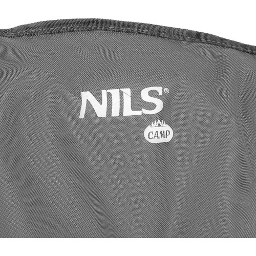 Szare krzesło kempingowe NILS Camp NC3070