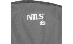 Szare krzesło kempingowe NILS Camp NC3070