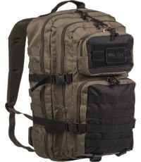 Plecak Mil-Tec US Assault Large zielony/czarny 36 l