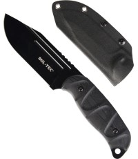 Czarny nóż bojowy G10 z pochwą Kydex®