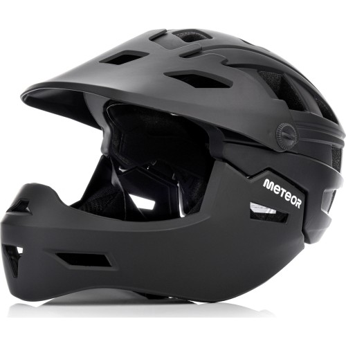 Kask rowerowy Meteor Hydra Fullface - Czarny