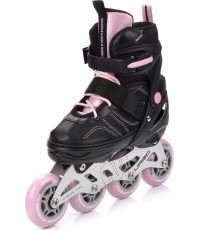 Rolki Meteor - Pink-Black