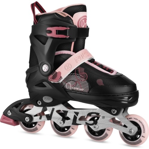 Rolki NILS Extreme Cosmo NA13808 różowe - NA13808 COSMO ROLLERS PINK NILS EXTREME