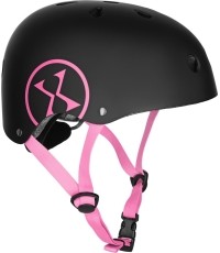 Kask MTW001-1 NILS EXTREME - Różowo-czarny