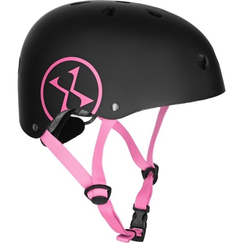 Kask MTW001-1 NILS EXTREME - Różowo-czarny