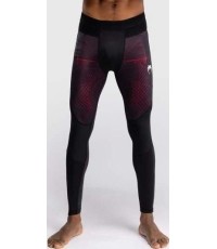 Męskie legginsy Venum G-Fit Air, Deep Black/Fire Red