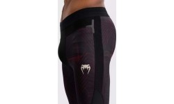Męskie legginsy Venum G-Fit Air, Deep Black/Fire Red