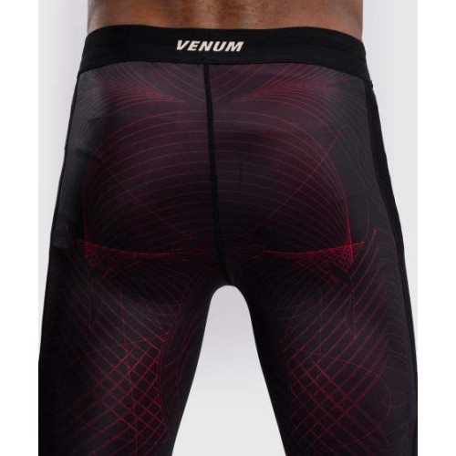 Męskie legginsy Venum G-Fit Air, Deep Black/Fire Red