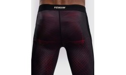 Męskie legginsy Venum G-Fit Air, Deep Black/Fire Red