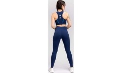 Damskie legginsy Venum X Top Rank Original, długie, granatowe
