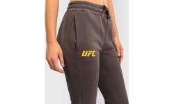 Damskie spodnie bawełniane UFC Fusion by Venum Fight Week – brązowe