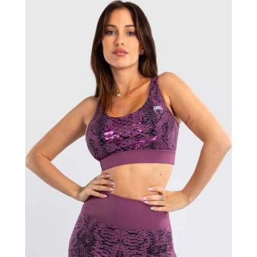 Damski stanik sportowy Venum Amazonia – fioletowy