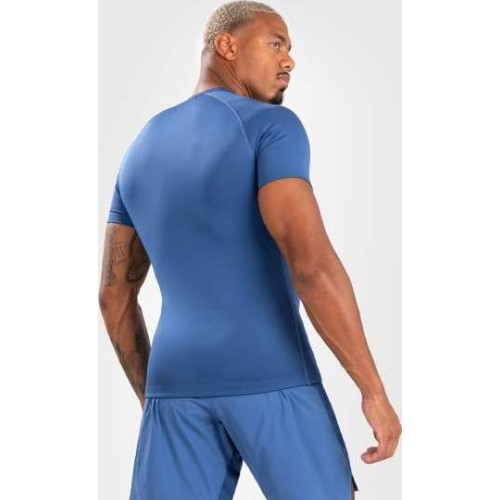 Męski rashguard z krótkim rękawem Venum Contender, niebieski