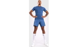 Męski rashguard z krótkim rękawem Venum Contender, niebieski