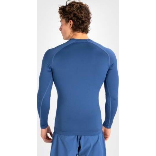 Męska koszulka rashguard z długim rękawem Venum Contender, niebieska