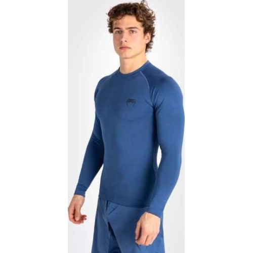 Męska koszulka rashguard z długim rękawem Venum Contender, niebieska