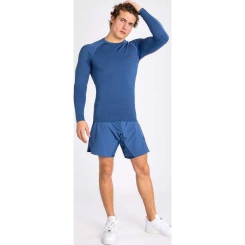 Męska koszulka rashguard z długim rękawem Venum Contender, niebieska