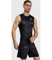 Męski rashguard bez rękawów Venum G-Fit Air, czarno-piaskowy