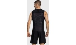 Męski rashguard bez rękawów Venum G-Fit Air, czarno-piaskowy