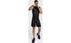 Męski rashguard bez rękawów Venum G-Fit Air, czarno-piaskowy