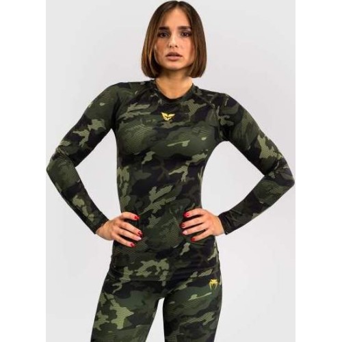 Venum x Sophia Rose damska koszulka rashguard z długim rękawem – Forest Camo