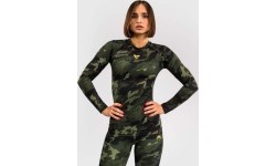 Venum x Sophia Rose damska koszulka rashguard z długim rękawem – Forest Camo