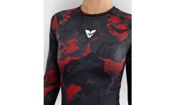 Damska koszulka rashguard z długim rękawem Venum x Sophia Rose Urban Red Camo