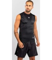 Rashguard bez rękawów Venum Nexus - czarny/srebrny