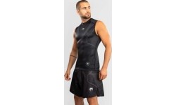 Rashguard bez rękawów Venum Nexus - czarny/srebrny