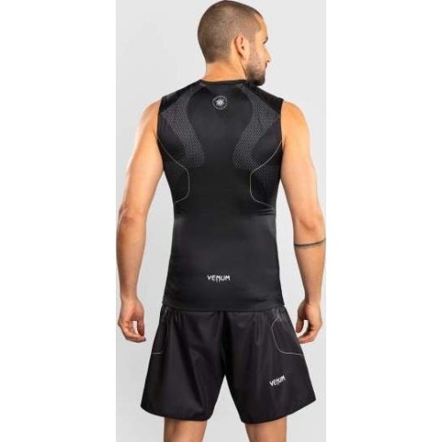 Rashguard bez rękawów Venum Nexus - czarny/srebrny