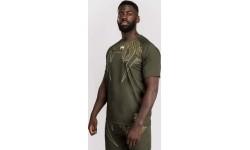 Koszulka Venum Serpenti Dry Tech khaki/brąz/kość słoniowa
