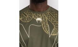 Koszulka Venum Serpenti Dry Tech khaki/brąz/kość słoniowa