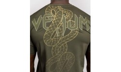 Koszulka Venum Serpenti Dry Tech khaki/brąz/kość słoniowa