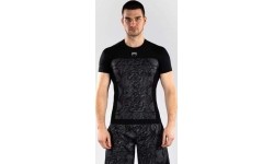 Rashguard Venum G-Fit Scales z krótkim rękawem – czarno-grafitowy