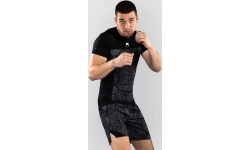 Rashguard Venum G-Fit Scales z krótkim rękawem – czarno-grafitowy