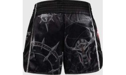 Spodenki Muay Thai Venum Gladiator 5.0, czarno-neonowe pomarańczowe
