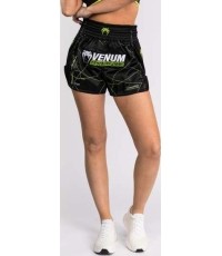 Venum Training Camp 4.0 Muay Thai spodenki – czarno/neonowa zieleń