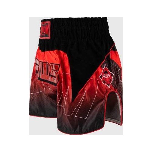 Spodenki Muay Thai Venum x RWS 2.0, czarno-czerwone