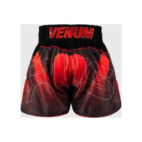 Spodenki Muay Thai Venum x RWS 2.0, czarno-czerwone