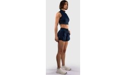Damskie szorty treningowe Venum Sculpt Shape – granatowe