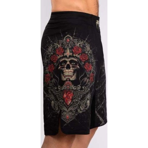 Męskie spodenki do walki Venum Santa Muerte 5.0, czarno-złote