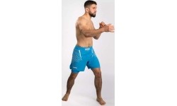 Męskie spodenki do sportów walki Venum x WOW FC, Pacific Blue