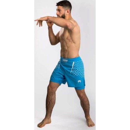 Męskie spodenki do sportów walki Venum x WOW FC, Pacific Blue