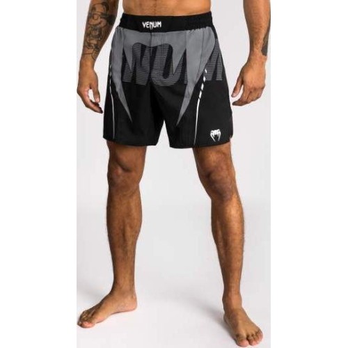 Spodenki MMA Venum Adrenaline, czarno-srebrnoszare