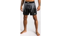 Spodenki MMA Venum Adrenaline, czarno-srebrnoszare