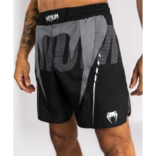 Spodenki MMA Venum Adrenaline, czarno-srebrnoszare