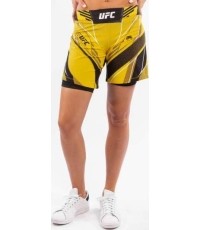 Damskie spodenki UFC Venum Authentic Fight Night – Long Fit – żółte