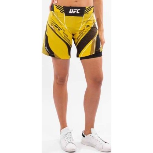 Damskie spodenki UFC Venum Authentic Fight Night – Long Fit – żółte