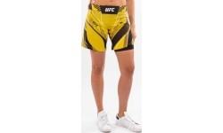 Damskie spodenki UFC Venum Authentic Fight Night – Long Fit – żółte