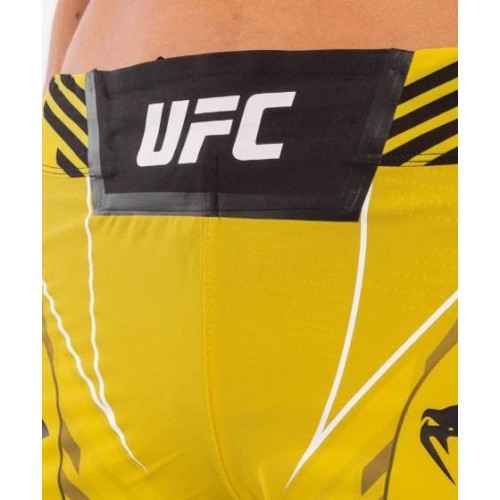 Damskie spodenki UFC Venum Authentic Fight Night – Long Fit – żółte